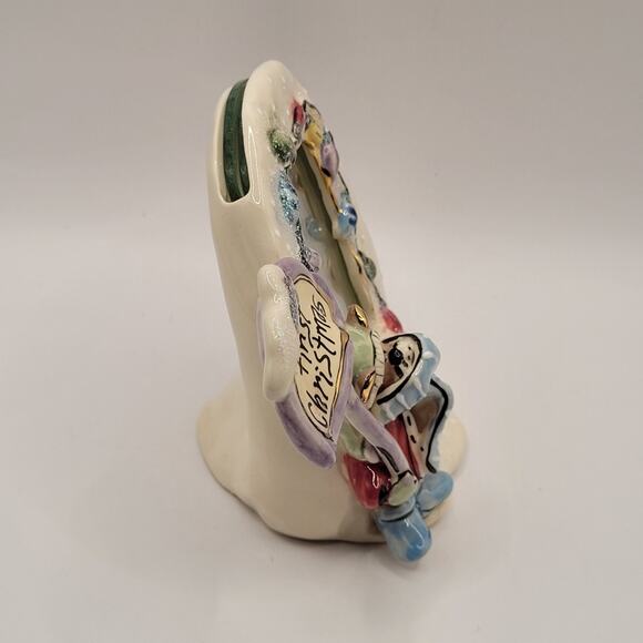 Vintage 2001 Heather Goldminc Blue Sky First Christmas Picture Frame - Picture 4 of 7